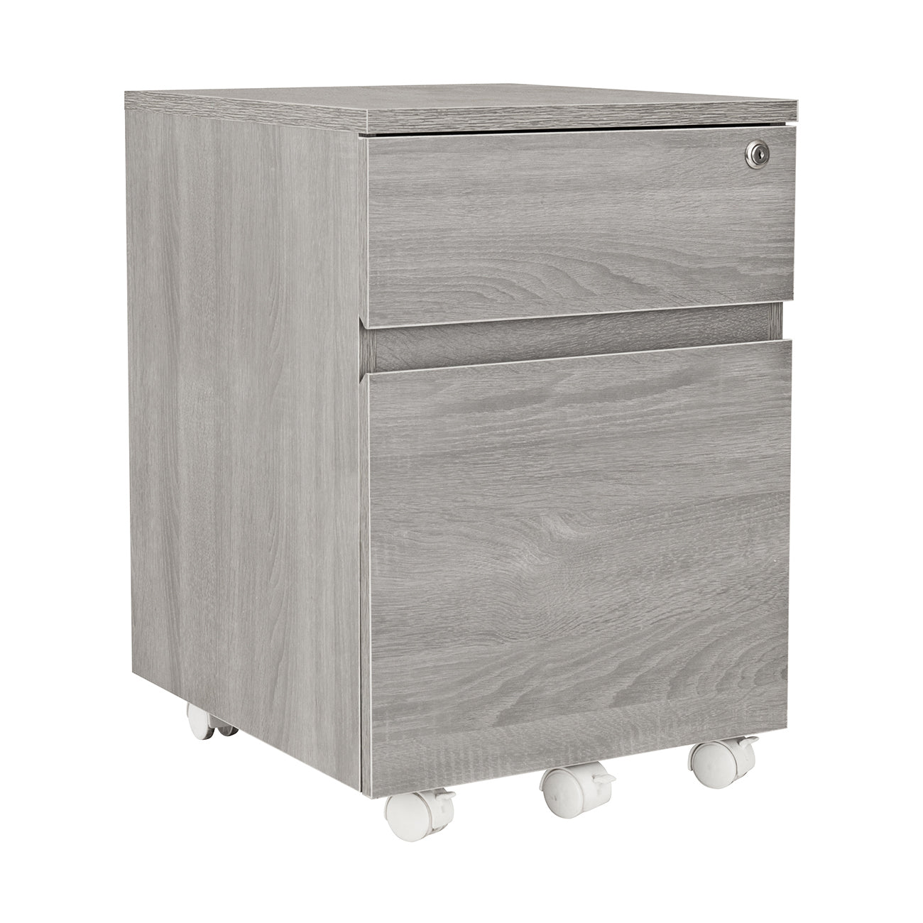 two drawer file cabinet with lock