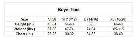 outerstuff youth jersey size chart