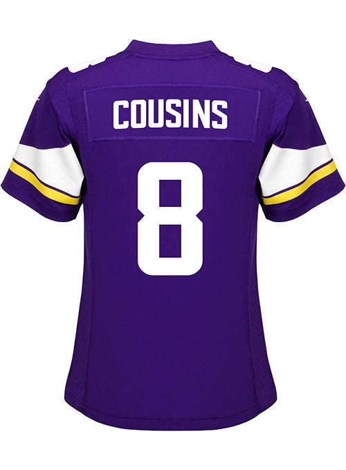 Kirk Cousins Nike Purple Game Jersey 