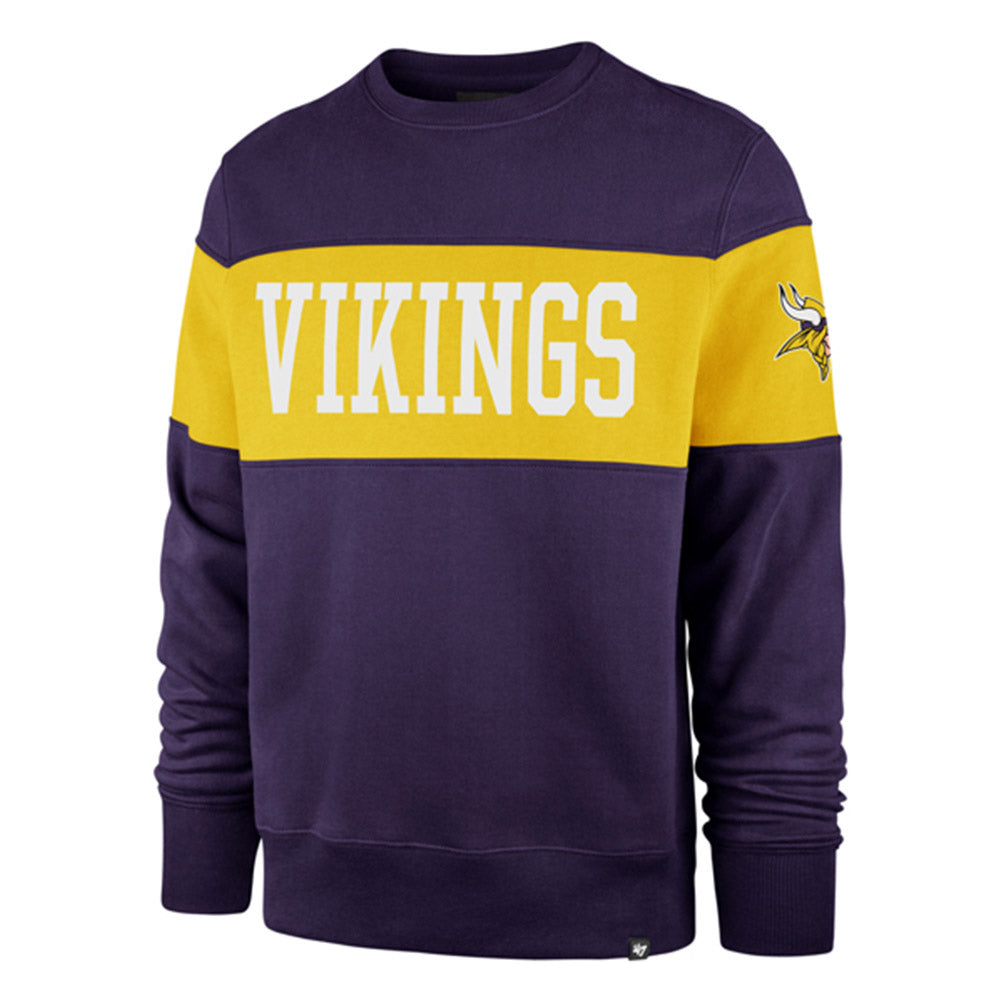 minnesota vikings crew neck sweatshirt