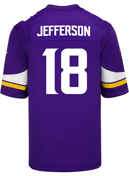 Nike Men's Minnesota Vikings Justin Jefferson #18 White Game