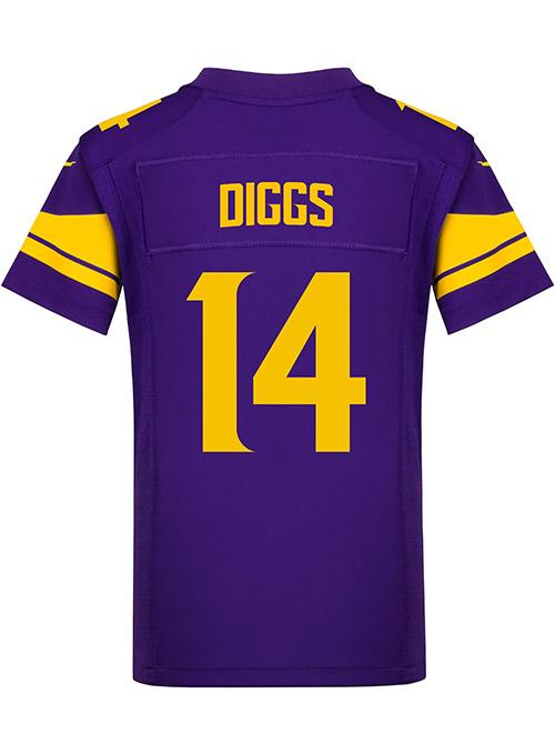 Stefon Diggs Minnesota Vikings Nike Youth Color Rush Game Jersey - Purple