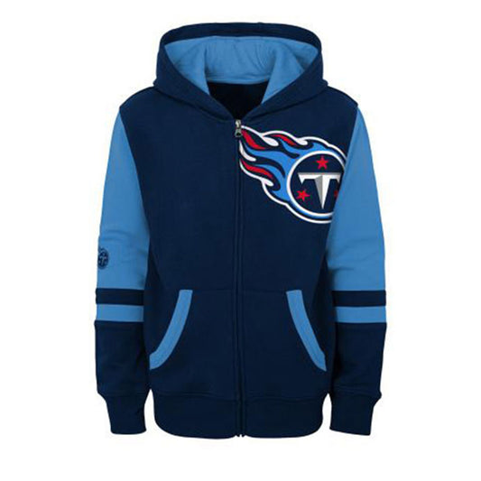 NFL Team Apparel Youth Tennessee Titans All Out Blitz Team Color Hoodie