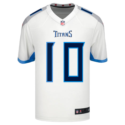 NFL_PRO LINE Men's Treylon_Burks Navy Tennessee Titans_Player Game Jersey(Custom  Made) 