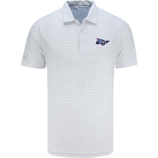 Vineyard Vines Tennessee Titans Primary Logo Winstead Striped Logo Polo / Small