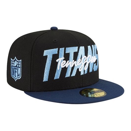 Tennessee Titans New Era Sword Team Classic 2.0 39THIRTY Flex Hat - Navy