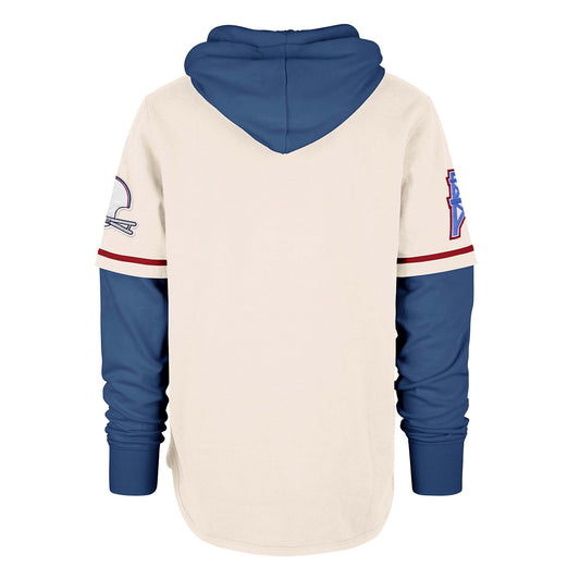 Homage Buffalo Bills Helmet Wordmark Pullover Sweatshirt