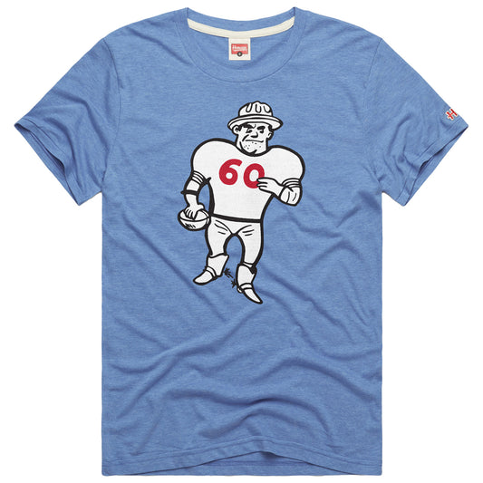 Chicago Cubs T-Shirt from Homage. | Grey | Vintage Apparel from Homage.