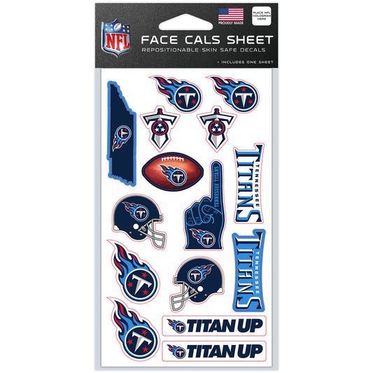 Titans 4x7 Face Cals - Full Set Front View in Packaging