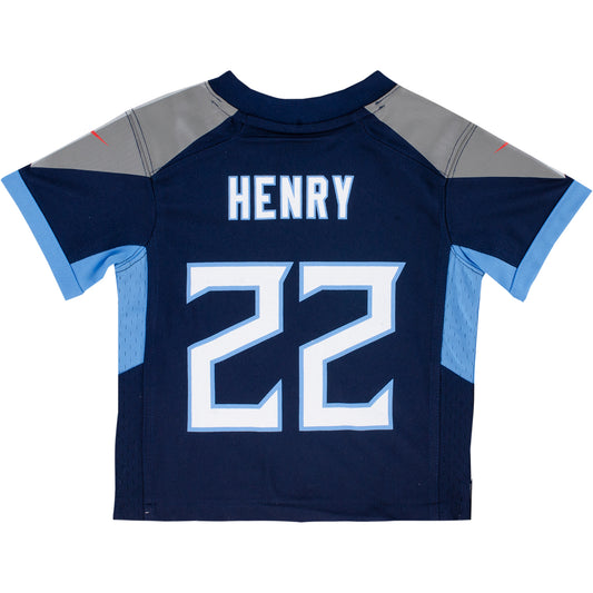 Nike Men's Tennessee Titans Derrick Henry #22 Atmosphere Grey Game Jersey