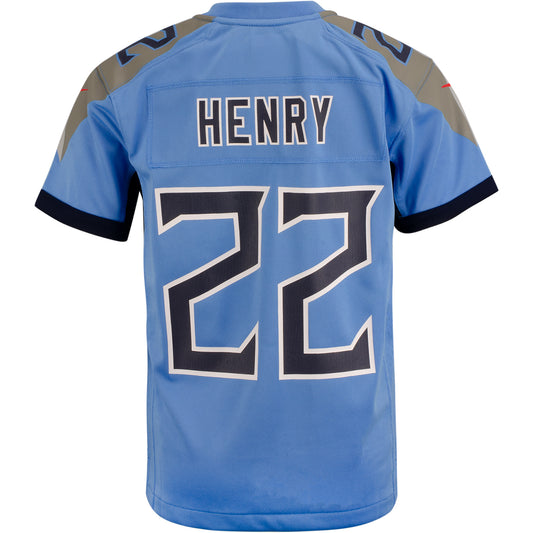 Nike Little Kids' Tennessee Titans Derrick Henry #22 Alternate Blue Game  Jersey