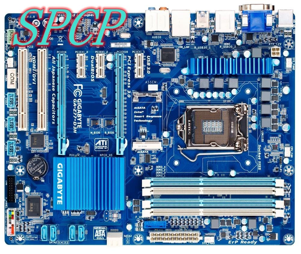 Gigabyte Ga Z77 D3h Desktop Computer Motherboard 1155 Socket Ddr3 Atx Spcp Computer Accessories Supplier