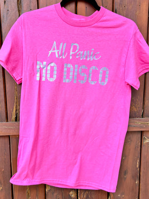 All Panic No Disco Tee - Vintage Vaquera - Panic At The Disco T-shirt