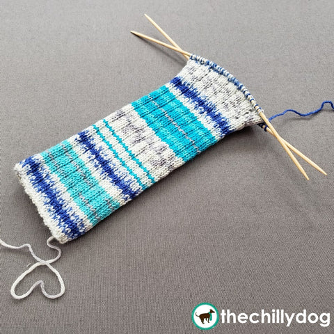 Line Drawing Socks Knitting Pattern Pdf The Chilly Dog