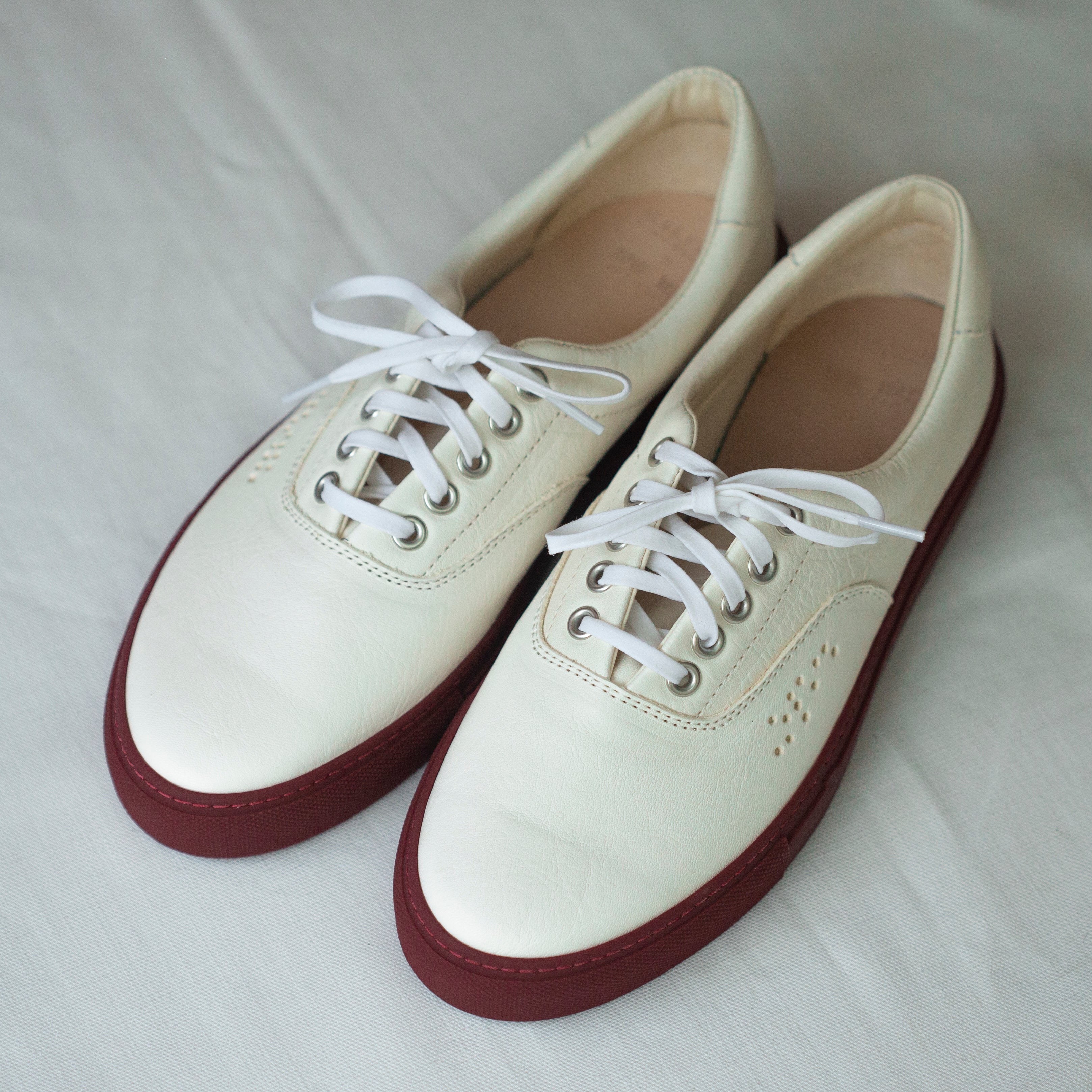 Opie Way x Raleigh Denim Shoes | White Leather