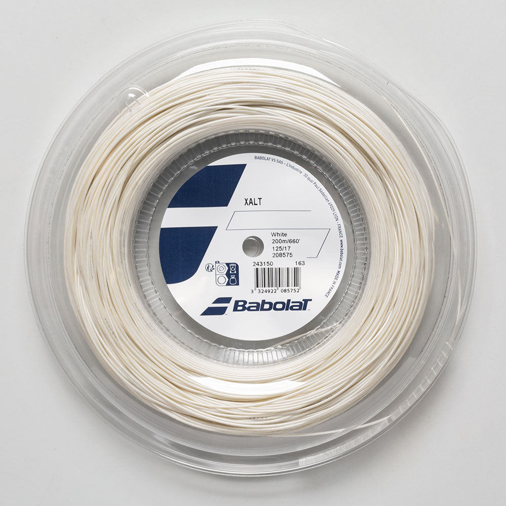 Babolat XALT 17 660' Reel Tennis String Reels Spiral White