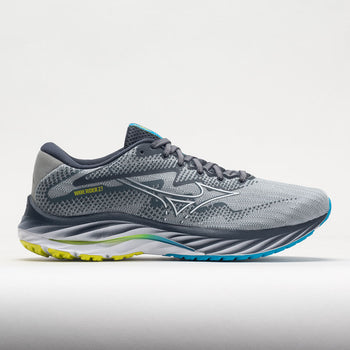 Mizuno Tenis de correr Wave Rider 27 para hombre, Ébano-ilusión Azul :  Ropa, Zapatos y Joyería 