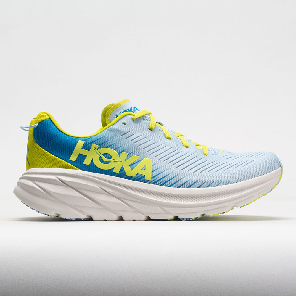 HOKA Rincon 3 Men's Running Shoes Ice Water/Diva Blue Size 10.5 Width D - Medium
