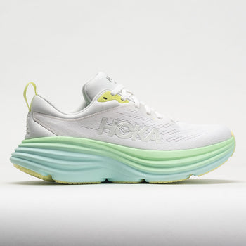 HOKA Bondi 8 Women's Blanc de Blanc/Sunlit Ocean (Item #040103)