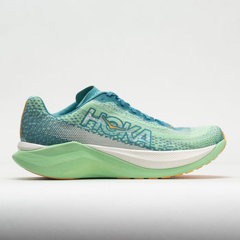 HOKA Mach X Men's Ocean Mist/Lime Glow (Item #040123)