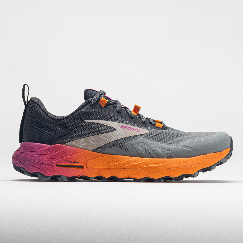 Brooks Cascadia 17 Men's Trail Running Shoes Primer/Ebony/Oriole Size 12.5 Width D - Medium