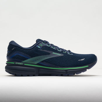 Brooks Ghost 15 Men's Crown Blue/Black/Green (Item #040463)