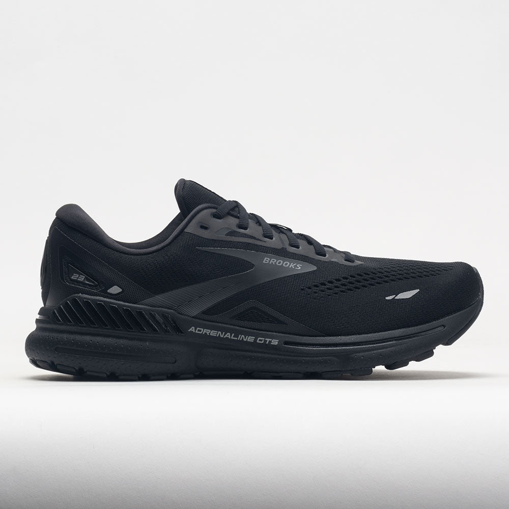 Brooks Adrenaline GTS 23 Men's Running Shoes Black/Black/Ebony Size 7.5 Width 4E - Extra Wide