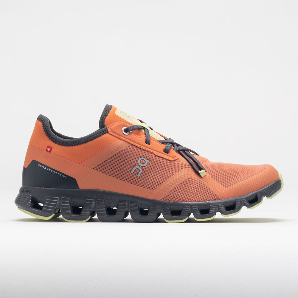 On Cloud X 3 AD Men's Running Shoes Orange/Shadow Size 11 Width D - Medium -  On Running