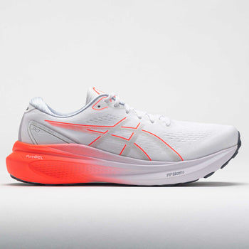 ASICS GEL-Kayano 30 Men's White/Sunrise Red (Item #040827)