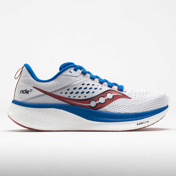 Saucony Ride 17 Men's White/Cobalt (Item #041037)