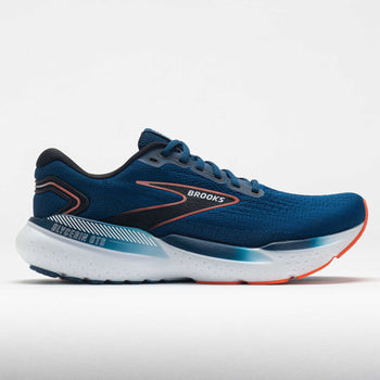 Brooks Glycerin GTS 21 Men's Blue Opal/Black/Nasturtium (Item #041114)