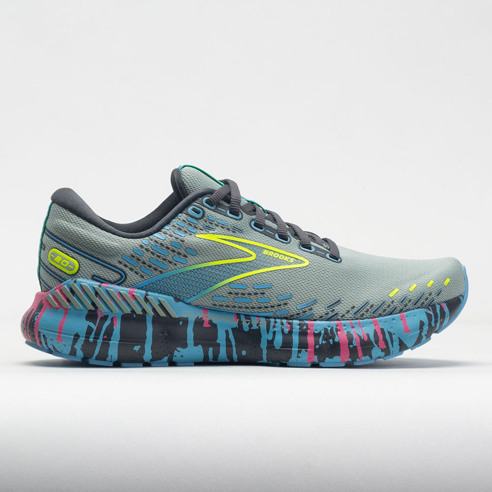Brooks Glycerin GTS 20 Women's Running Shoes Jadeite/Alaskan Blue/Ebony Size 9.5 Width B - Medium