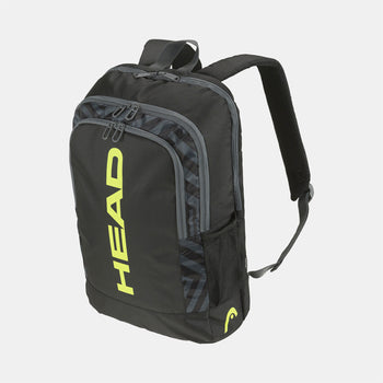 HEAD Base Backpack 17L Black/Neon Yellow (Item #073459)