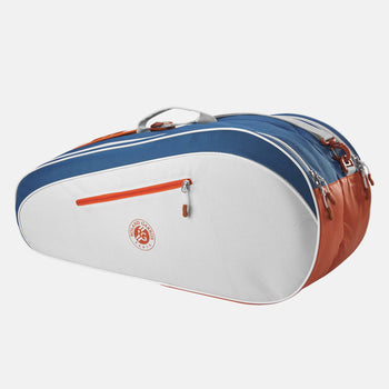 Wilson Roland Garros 2024 Team 6 Pack Cream/Navy/Orange (Item #073473)