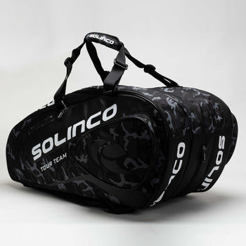 Solinco Tour 15 Pack Bag Black Camo (Item #073495)