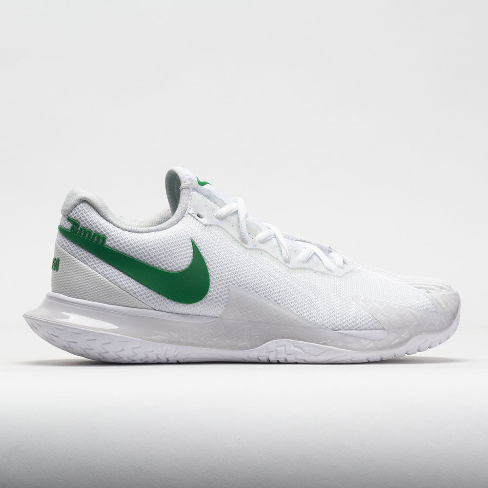 Nike Zoom Vapor Cage 4 Rafa Men's Tennis Shoes White/Kelly Green Size 8.5 Width D - Medium