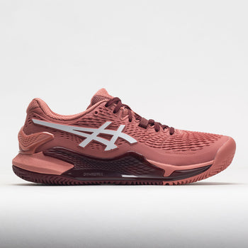 ASICS GEL-Resolution 9 Clay Women's Light Garnet/White (Item #117408)