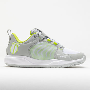 K-Swiss Ultrashot Team Women's Gray Violet/White/Lime Green (Item #117694)