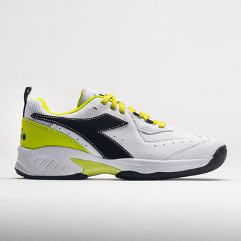 Diadora Challenge 5 SL Junior White/Black/Evening Primrose (Item #121419)