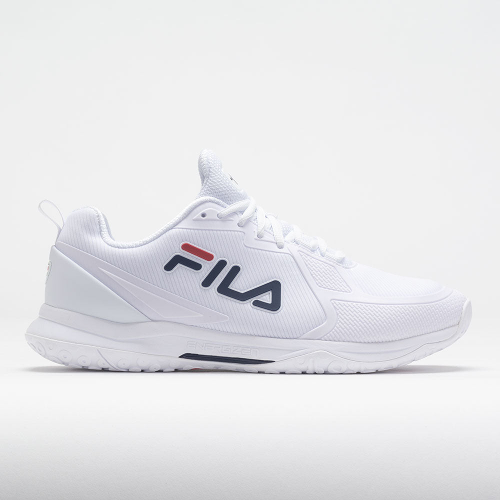 Fila Volley Burst Men's Pickleball Shoes White/FILA Navy/FILA Red Size 11 Width D - Medium