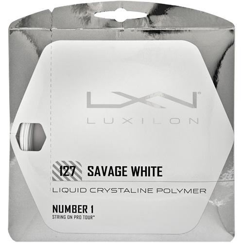 Luxilon 127 Savage White Tennis String