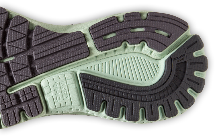 Sole of Brooks Adrenaline GTS 20 running shoes