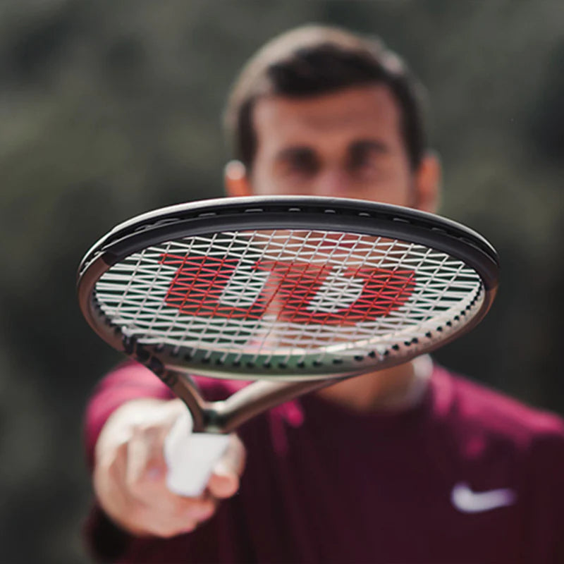 Wilson Blade v8 tennis racquet lifestyle image