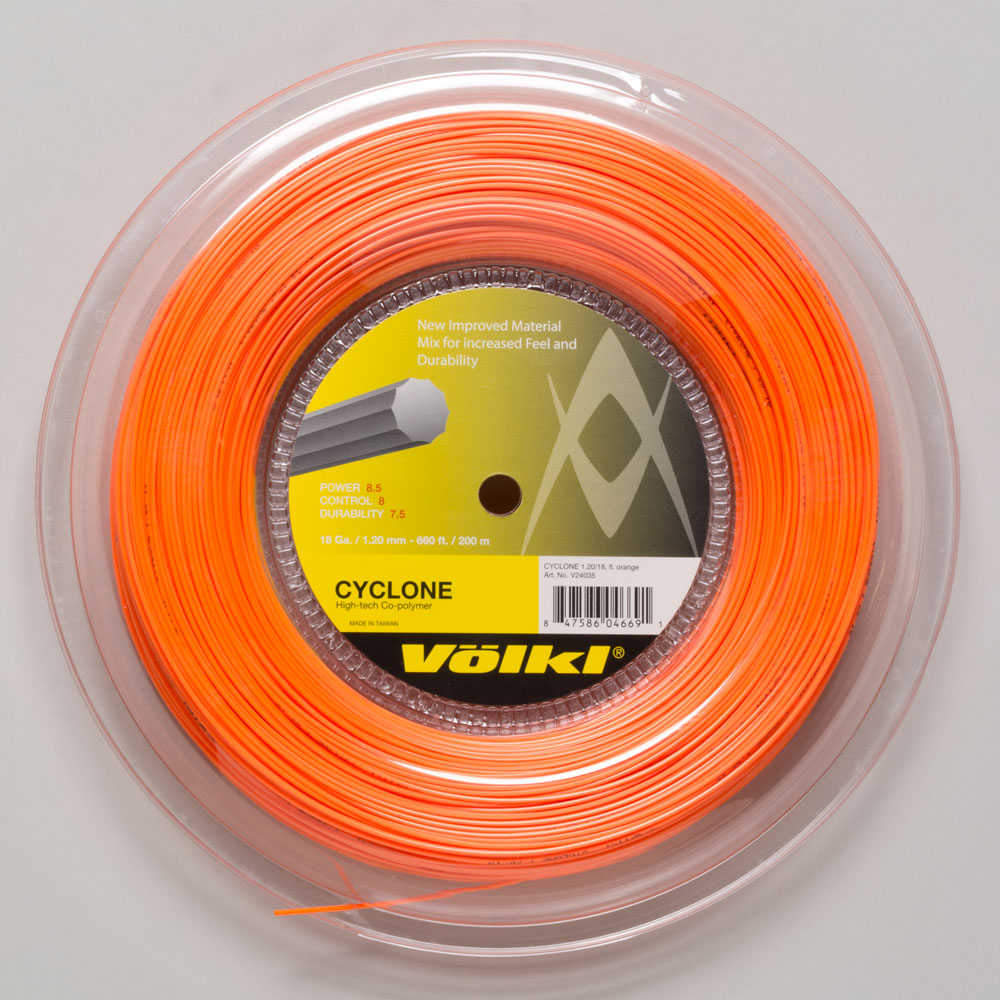 Volkl Cyclone 18 660' Reel Tennis String Reels Fluo Orange -  V24035