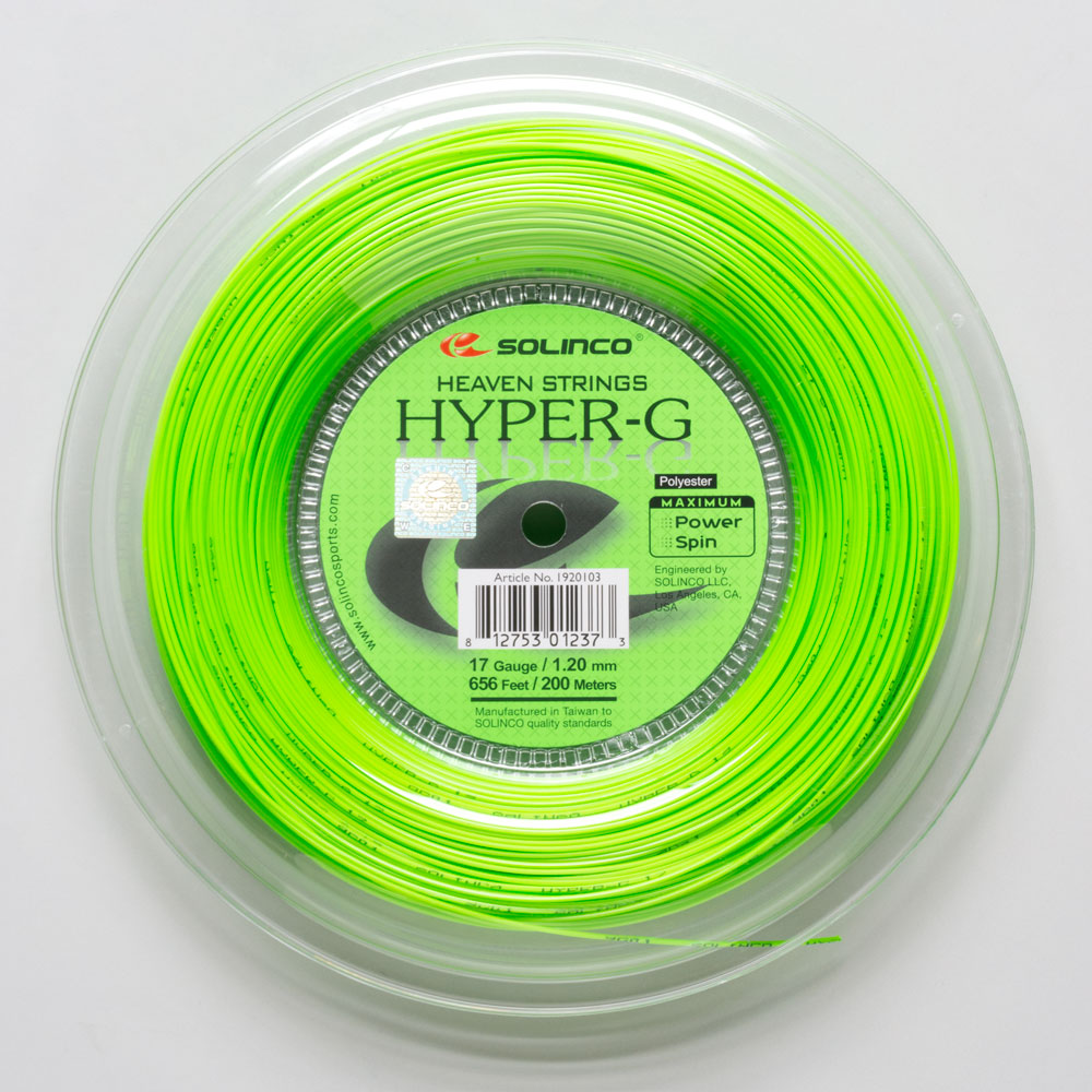Solinco Hyper-G Soft 17 1.20 656' Reel – Holabird Sports
