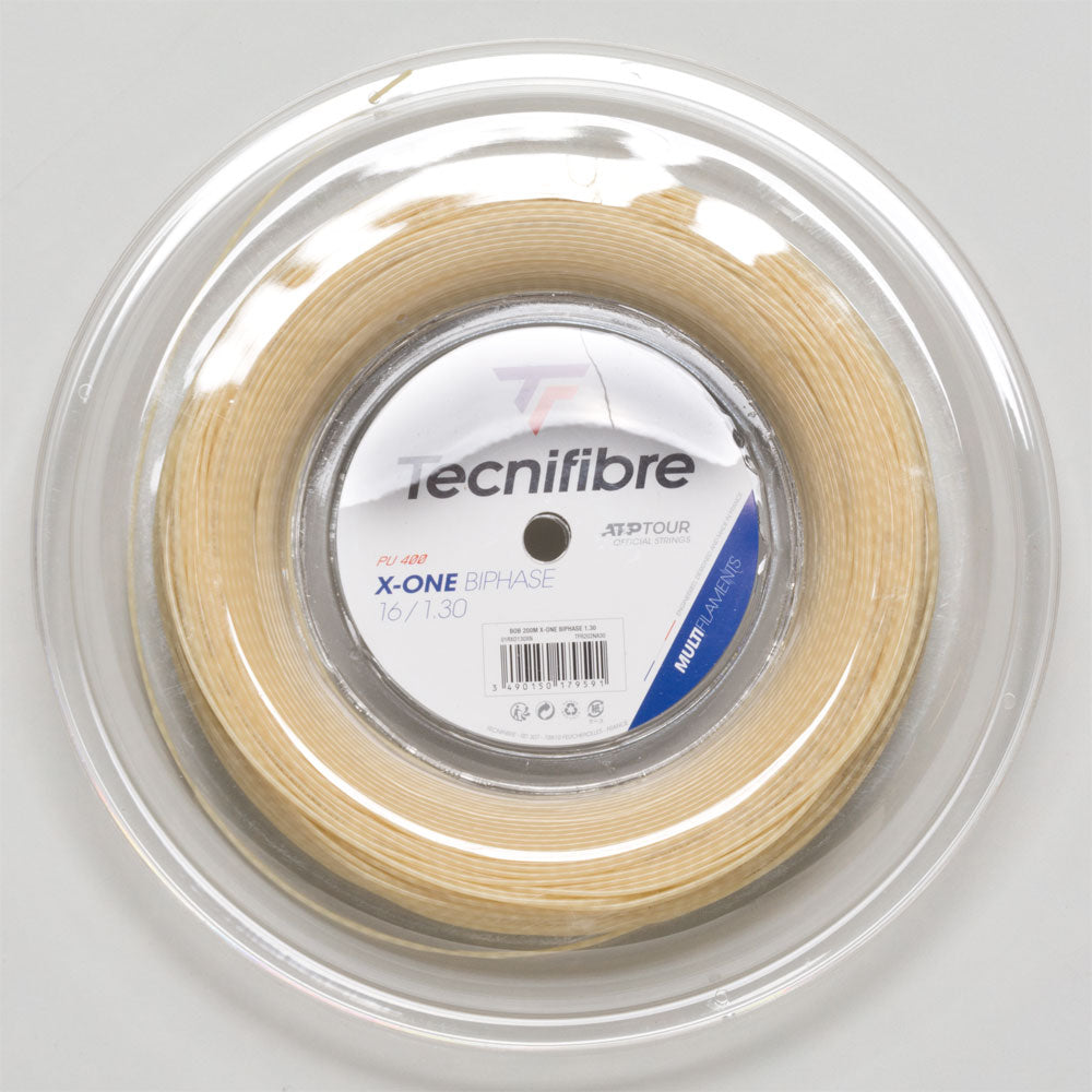 Tecnifibre X-One Biphase 16 1.30 660' Reel Tennis String Reels Natural -  01RXO130XN