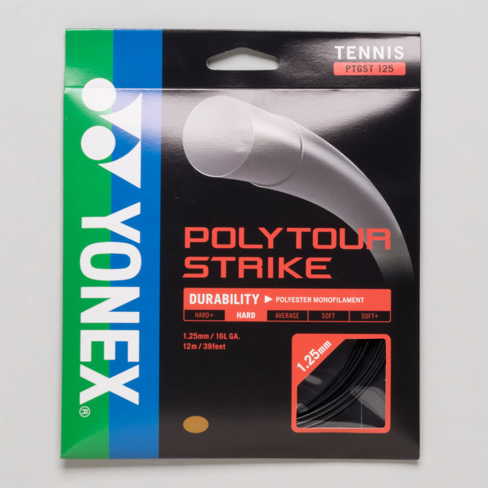  Yonex Unisex's Poly Tour Pro String Reel-Black, 1.25 mm :  Sports & Outdoors