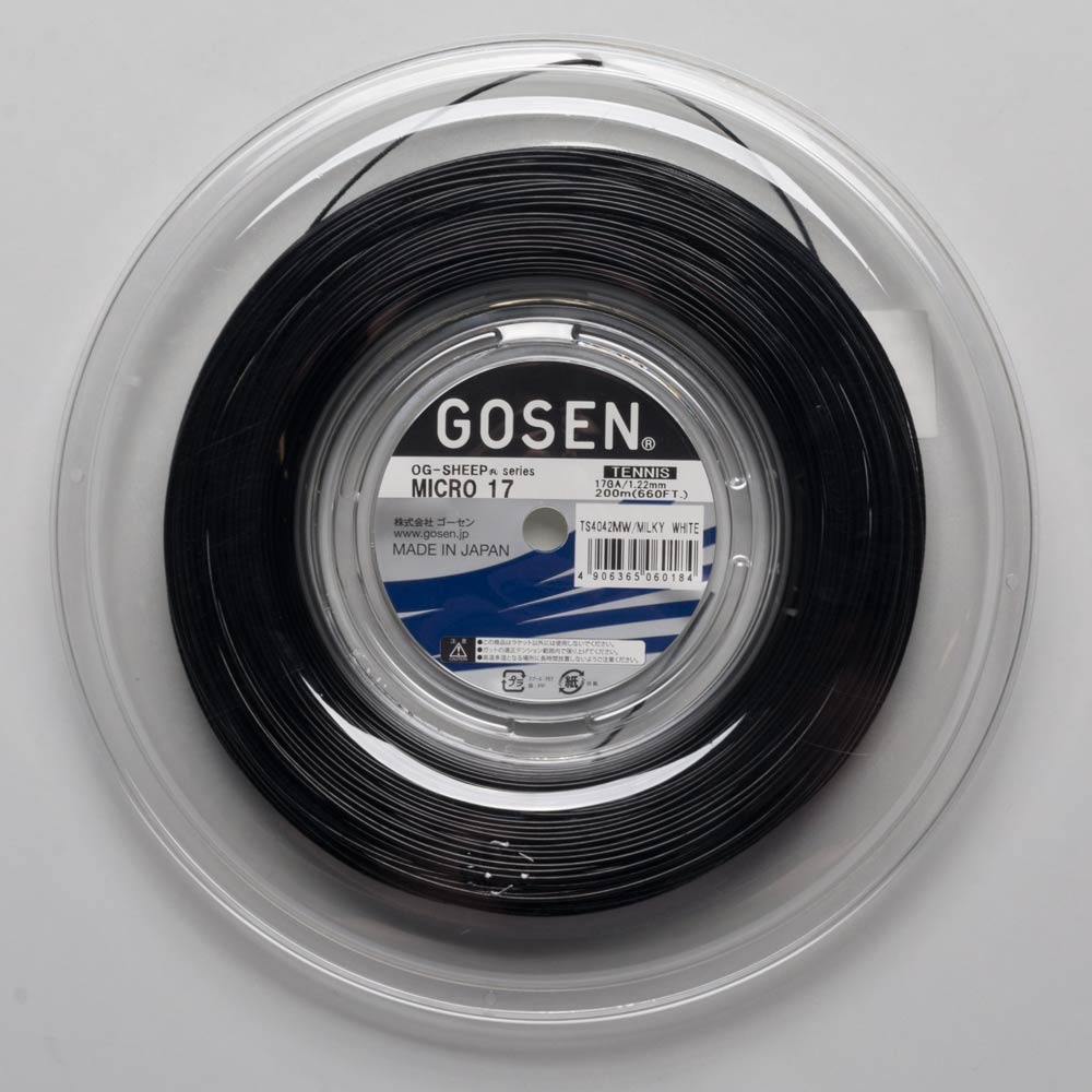 Gosen OG-Sheep Micro 17 660' Reel Tennis String Reels Black -  TS4042