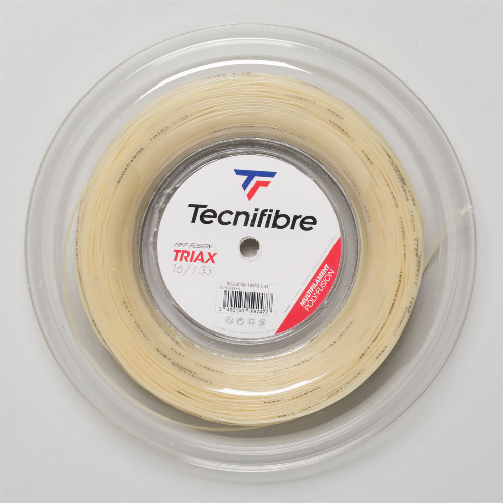 Tecnifibre Triax 16 1.33 660' Reel Tennis String Reels Natural -  01RTR133XN