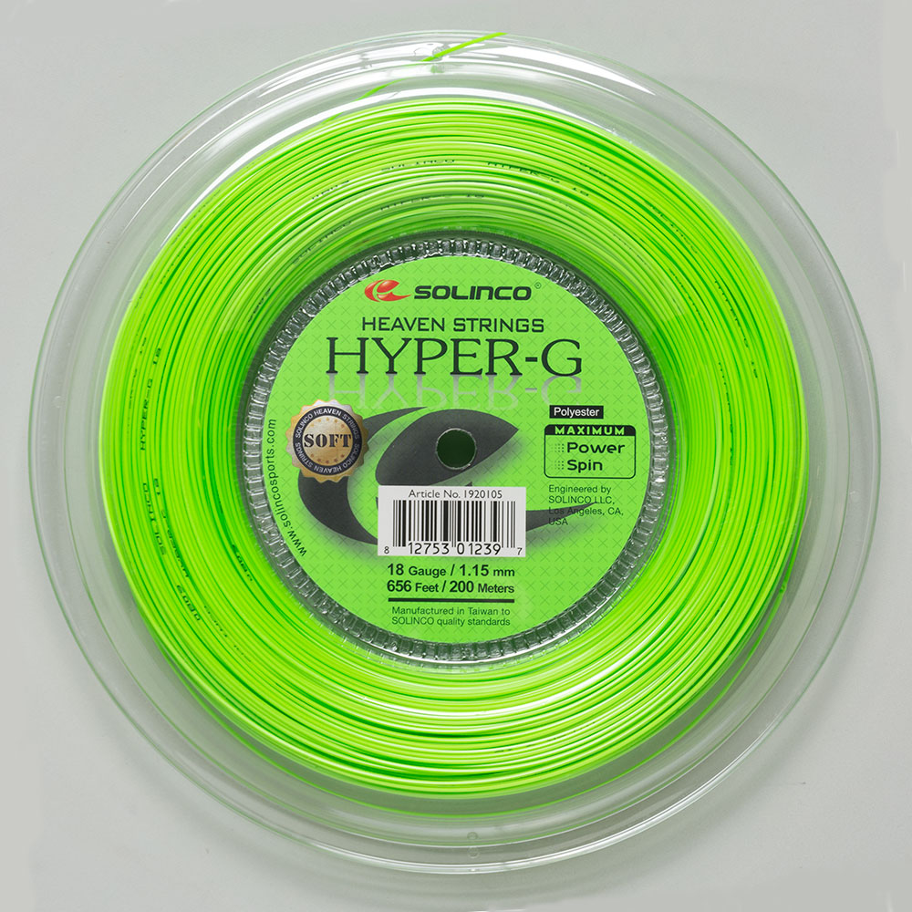 Solinco Hyper-G Soft 17 1.20 656' Reel – Holabird Sports